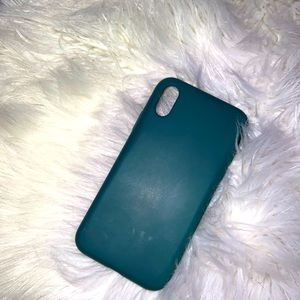 Green I phone XR case